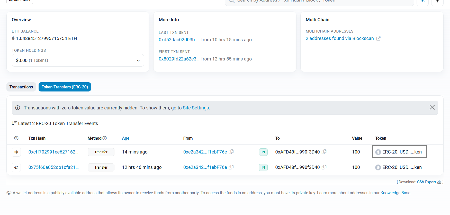 USDC Address Etherscan