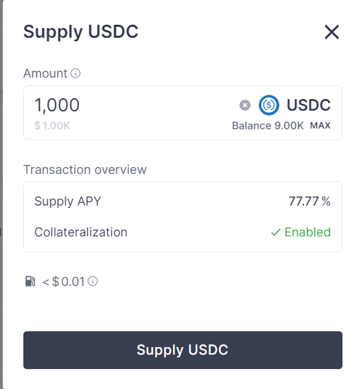 USDC supply